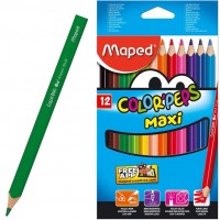 Գունավոր մատիտ Maped 12 գույն հաստ